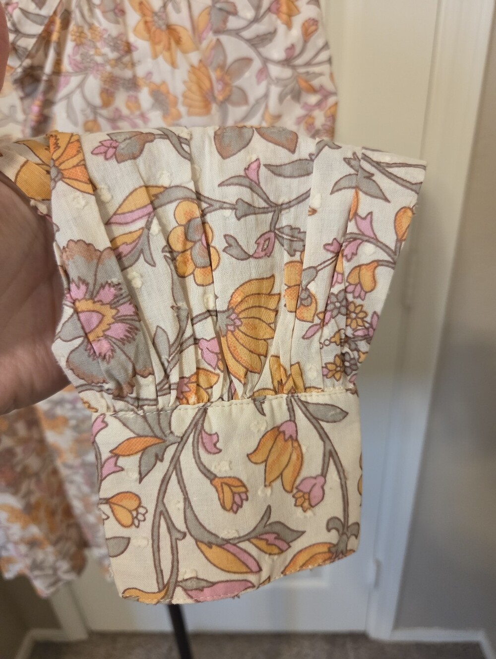 Sezane Chlo Shirt Imprimé Jardin Céleste - Size 32 NWOT - Picture 5 of 7